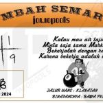 Syair SD Mbah Semar 08 April 2024